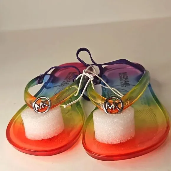 🆕️ NWT Children's Michael Kors Sling Sandals - Picture 3 of 4